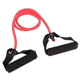 Bande lastique de rsistance extensible en caoutchouc pour entranement, exercice de fitness, yoga, salle de sport, rouge