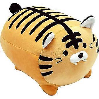 45cm Super Soft Plush Printed Fat Round Tiger Toy Stuffed Tiger Pattern Throw Pillow