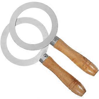2 Pcs Espresso Tools Baking Desserts Rim Cup Stainless Steel Ring Cup Rim Cover Culinary Torch Attachment