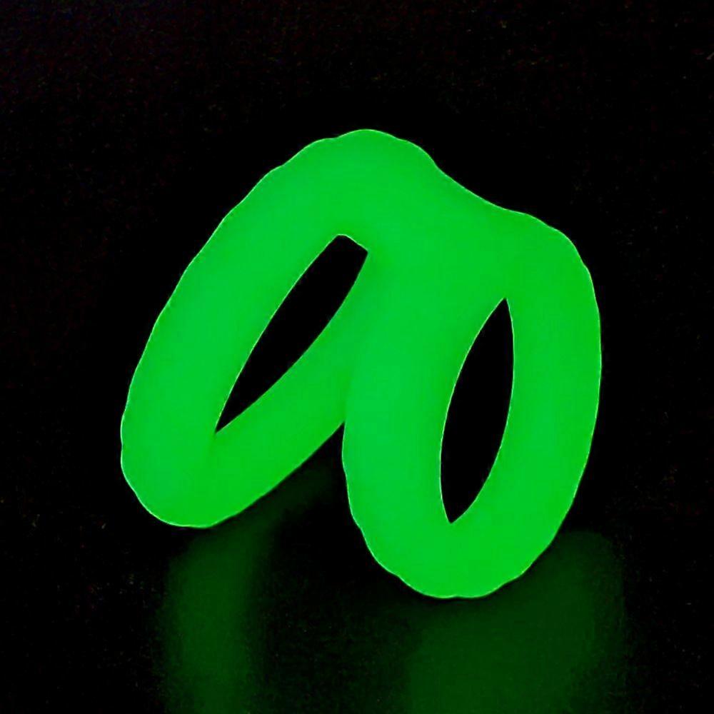 Party Game Gadget, Silicone Ring, Men Luminous Double Ring