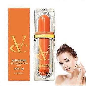 Makeup Cream, Multi-Vc Natural Makeup Cream, Five Vitamin C Tone Up Cream For Face, Five Vitamin C Foundation Cream Moisturizer Cream