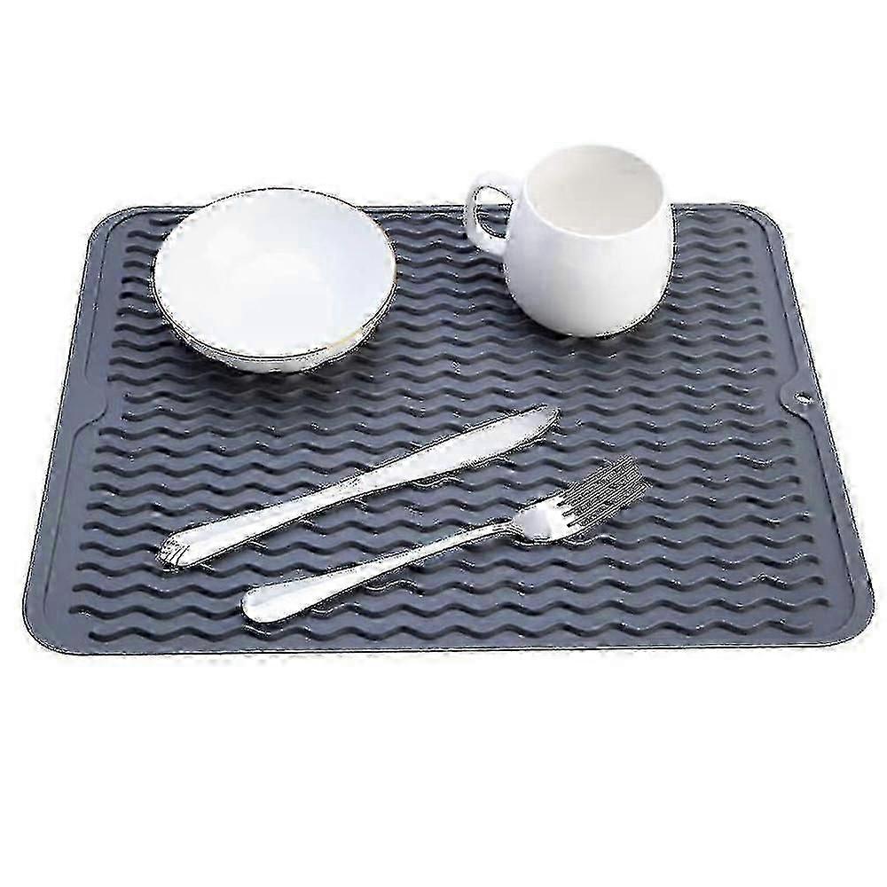 Wave Pattern 40*30cm Drain Pad-grey