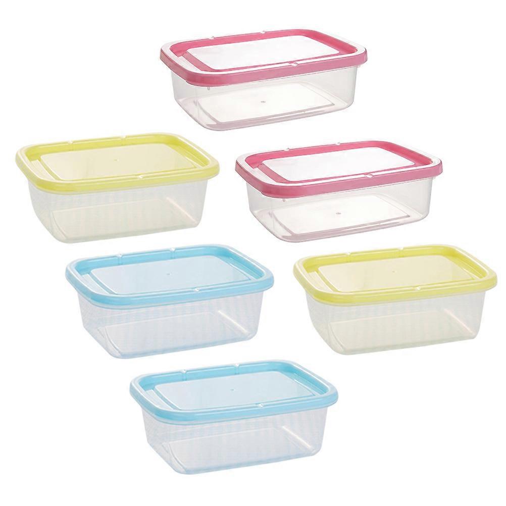 Mini Lunch Boxes Transparent Crisper for Kitchen Use 12Pcs Pack