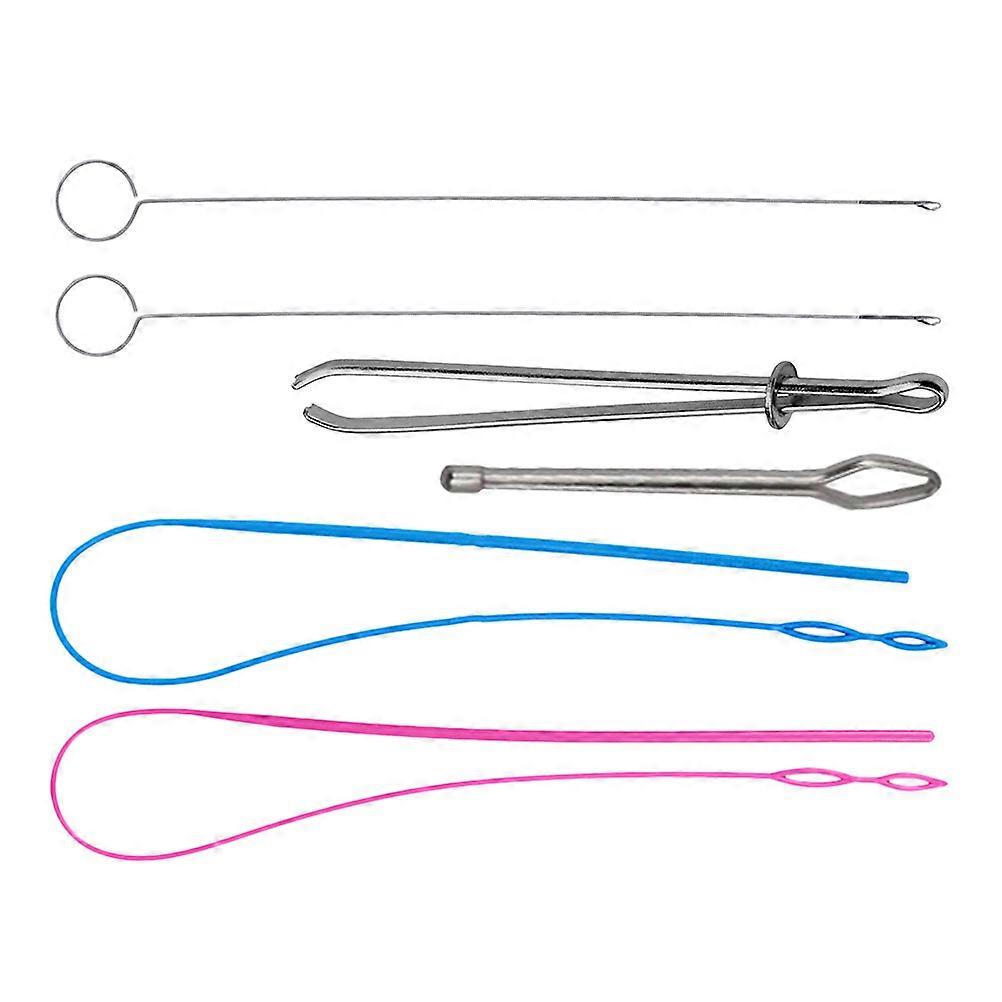 Drawstring Threader Set Flexible Sewing Threading Tool for 1Set Use