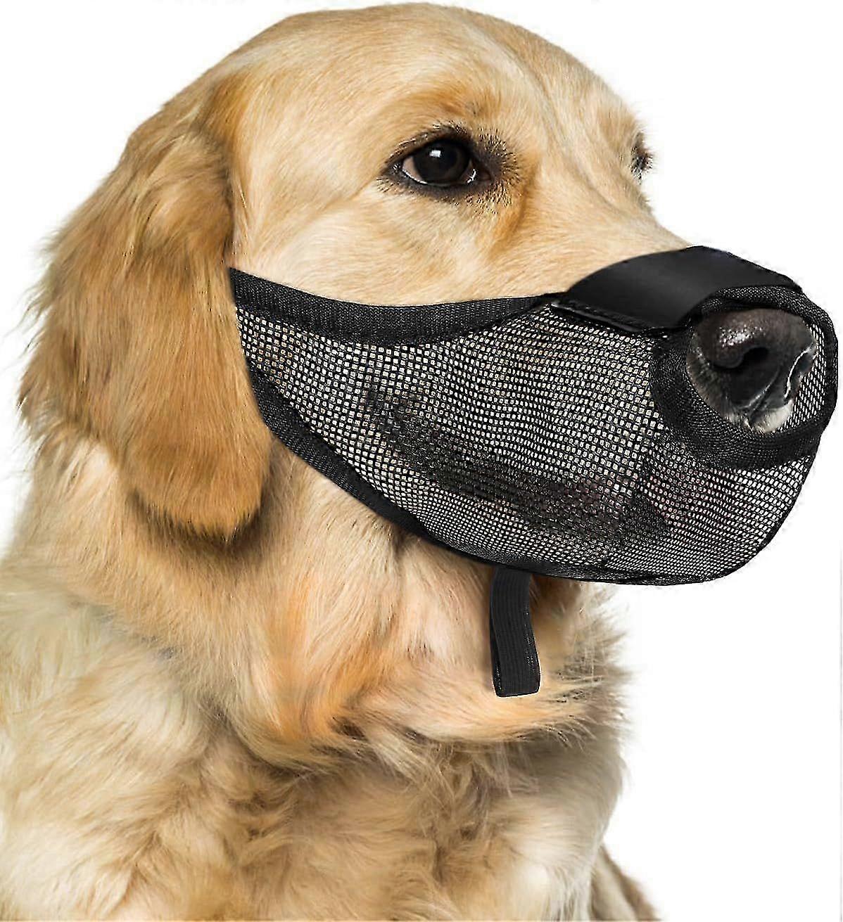 Adjustable Mesh Dog Muzzle Cover