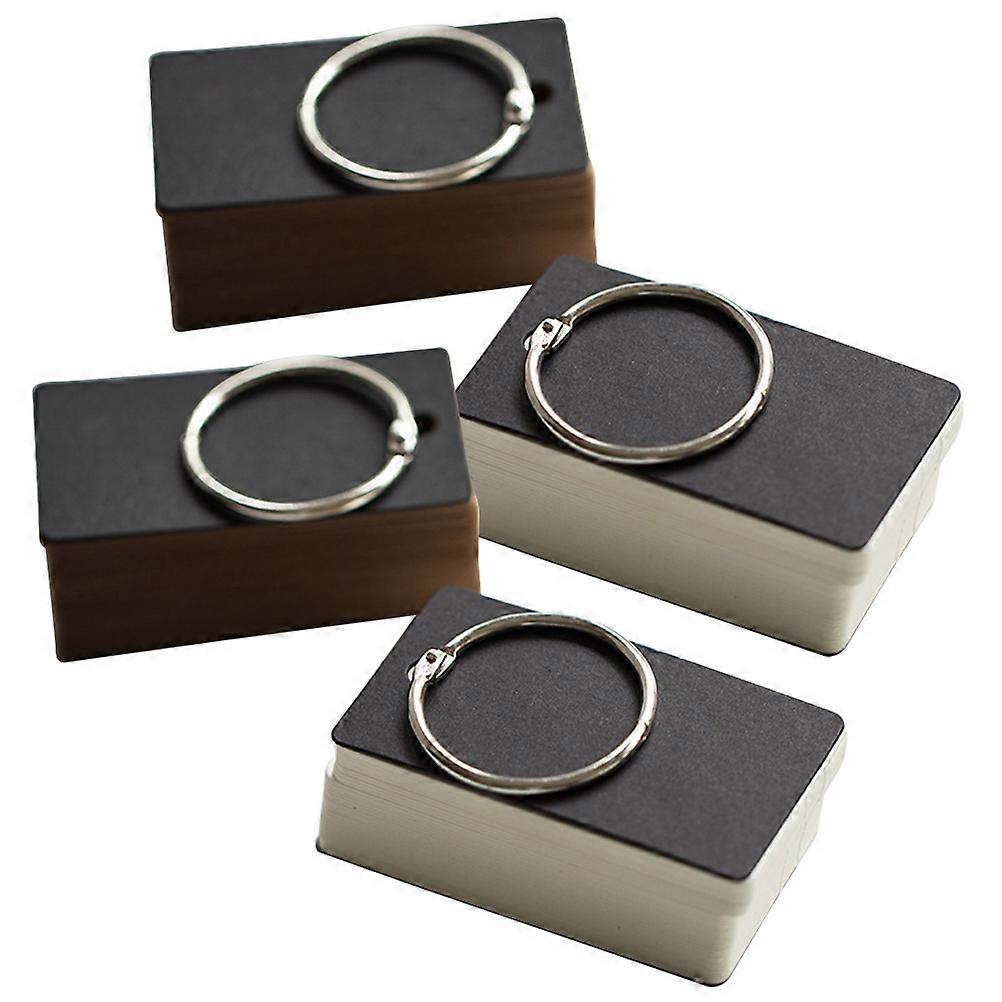 Memory Cards Simple Notepad for Writting 4Pcs Portable Creative Word Book