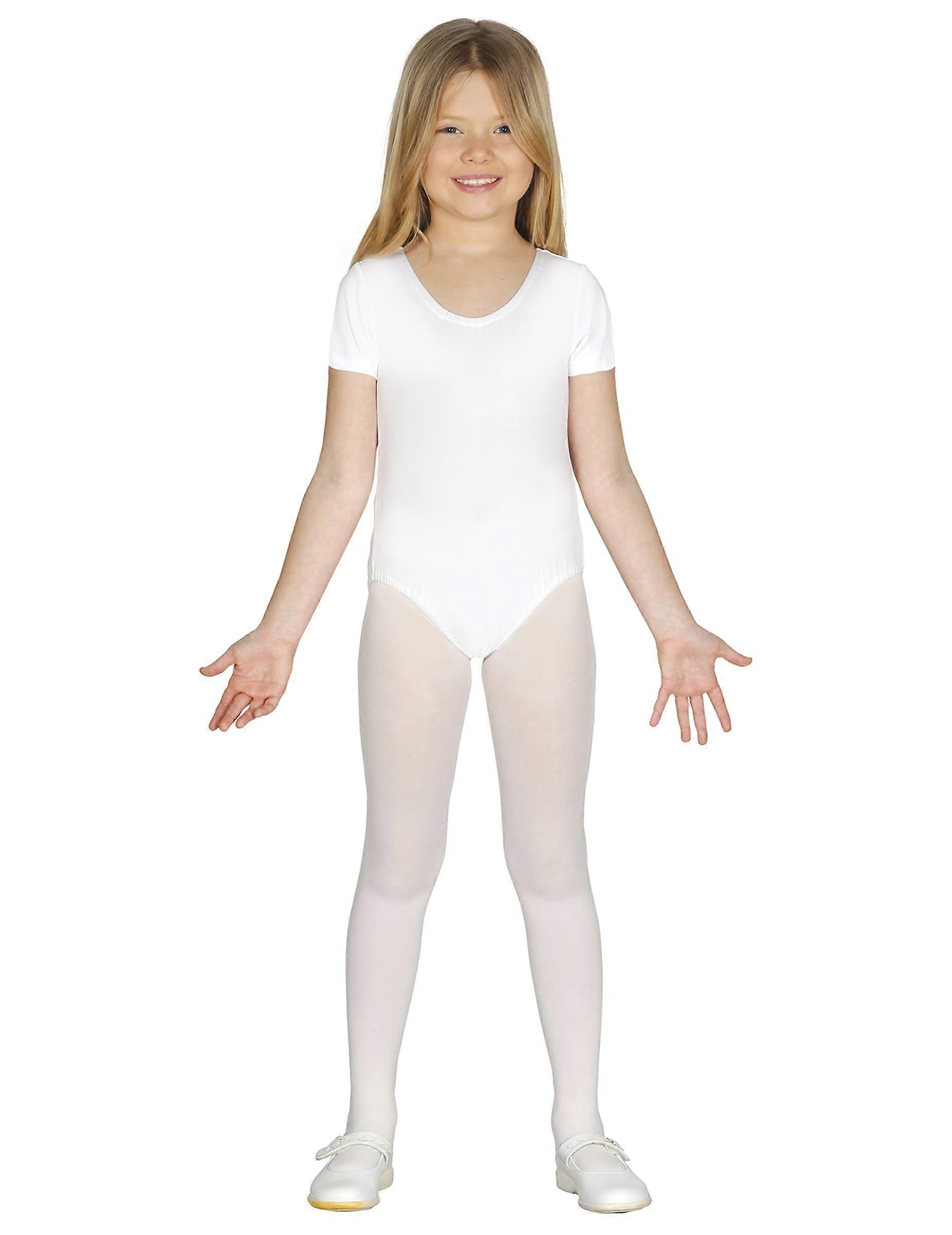Children's white short-sleeved bodysuit