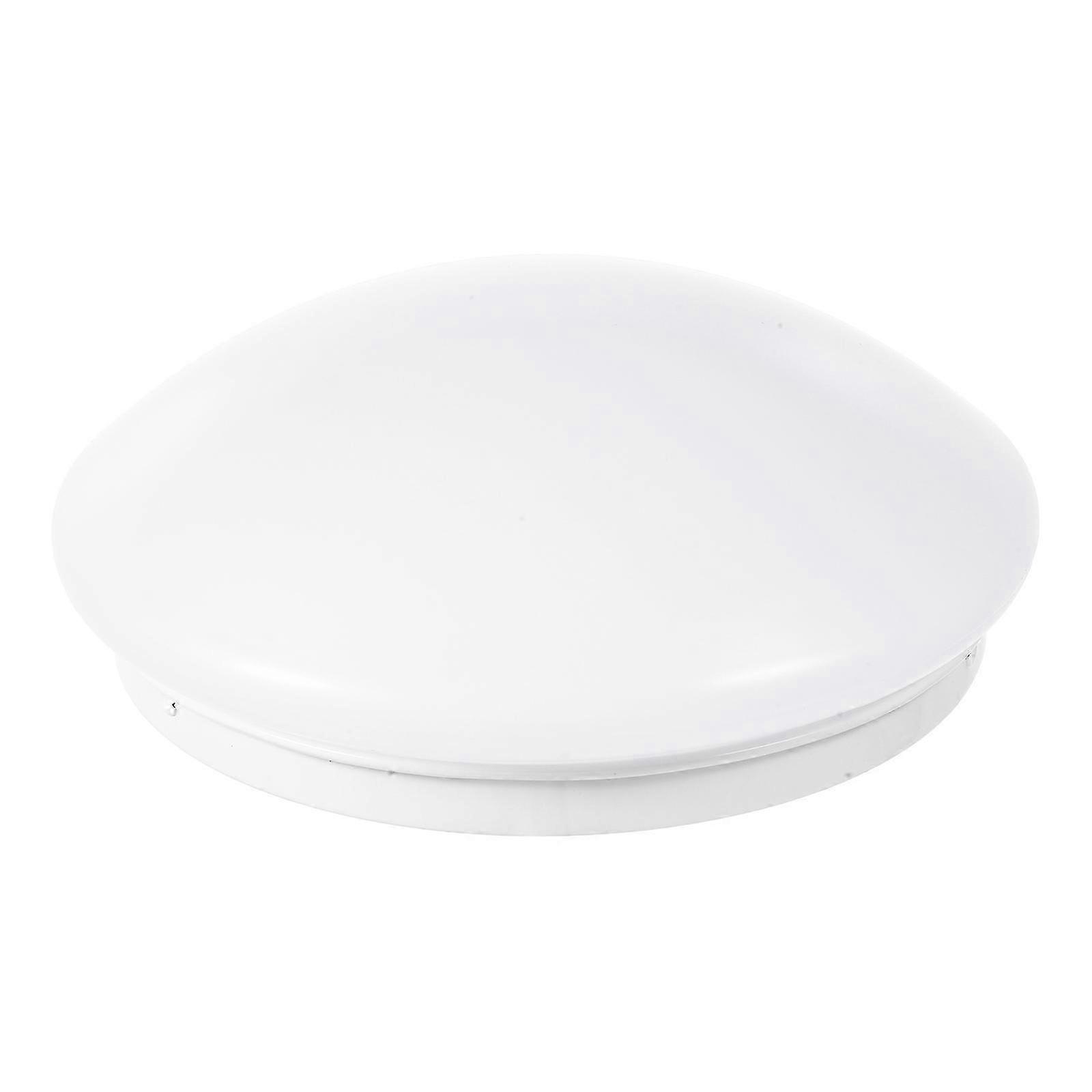 White Round PC Iron Lampshade Kit