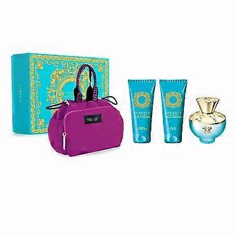 Versace Dylan Torquoise Eau De Toilette Spray 100ml Set 4 Artikel