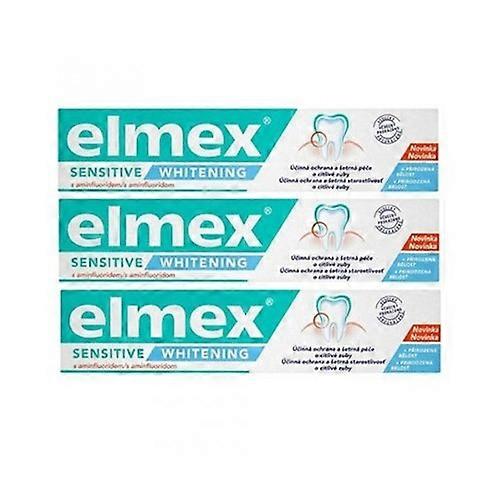 Sensitive Whitening (3 x 75 ml) - Whitening toothpaste for sensitive teeth