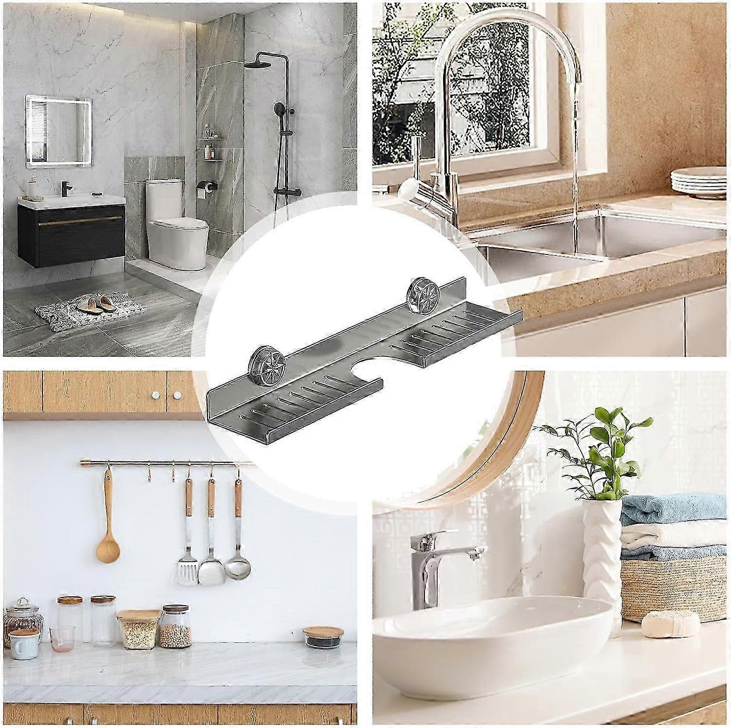 NoDrill RustProof Sink Edge Organizer