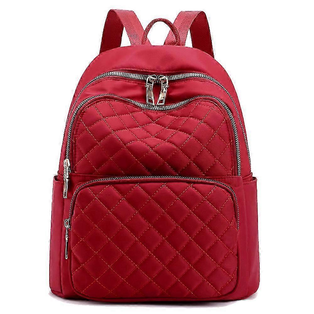 Mini Quilted Backpack Water-Resistant Nylon