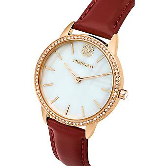 Morgan Quartz Analog Women's Watch with M1260R Synthetic Leather Bracelet