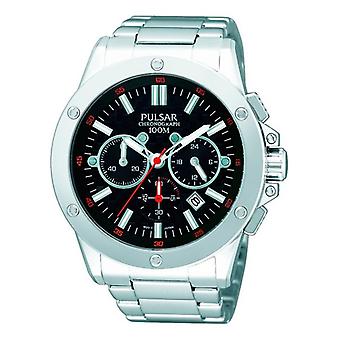 Pulsar sports Quartz Analog Man Watch with PT3125X1 Stainless Steel Bracelet