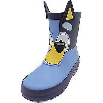 Bluey Boys Wellies 3D Face Novelty Ears Kids Boots UK 6-12
