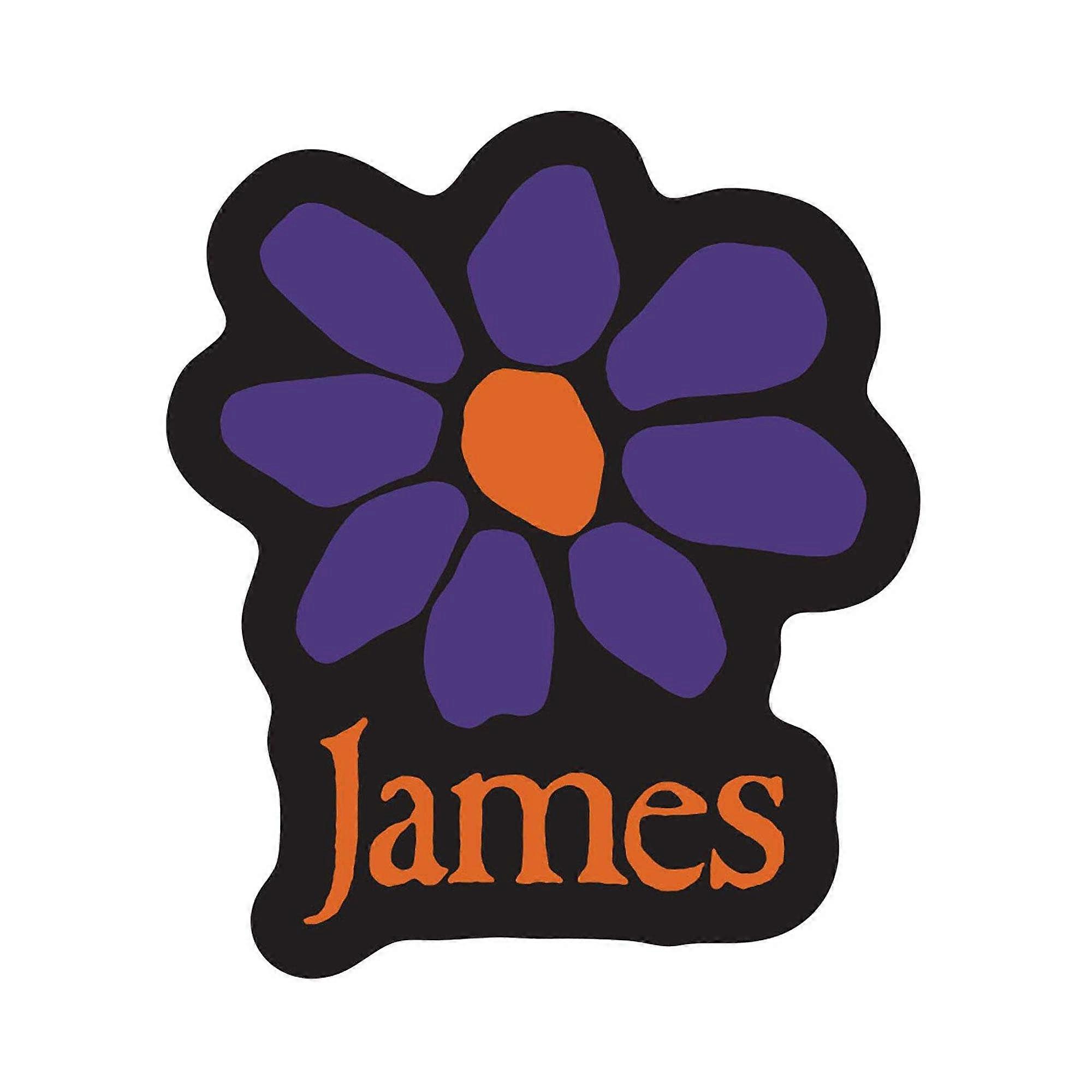 James Logo Daisy Sticker