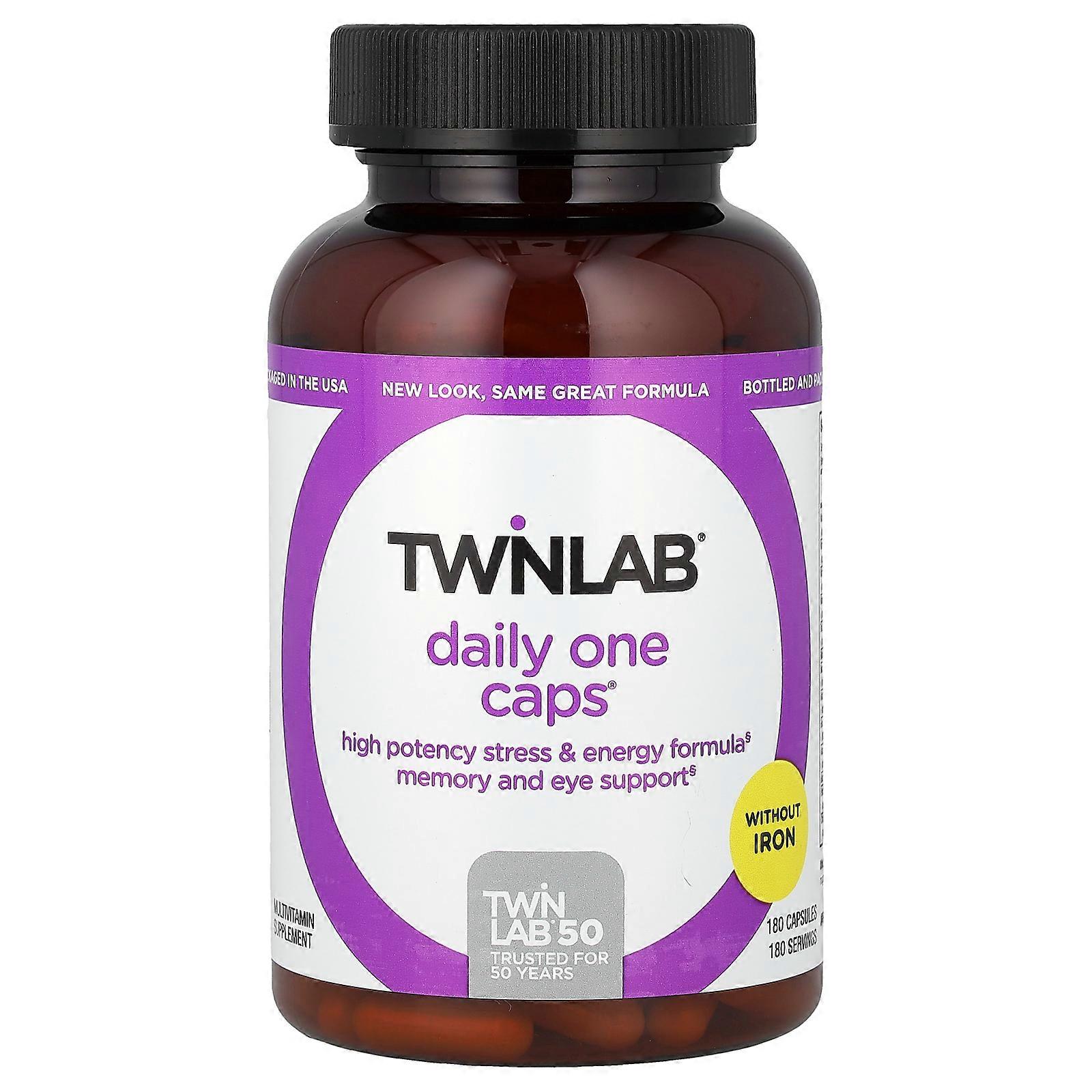 Twinlab, Daily One Caps, Without Iron, 180 Capsules