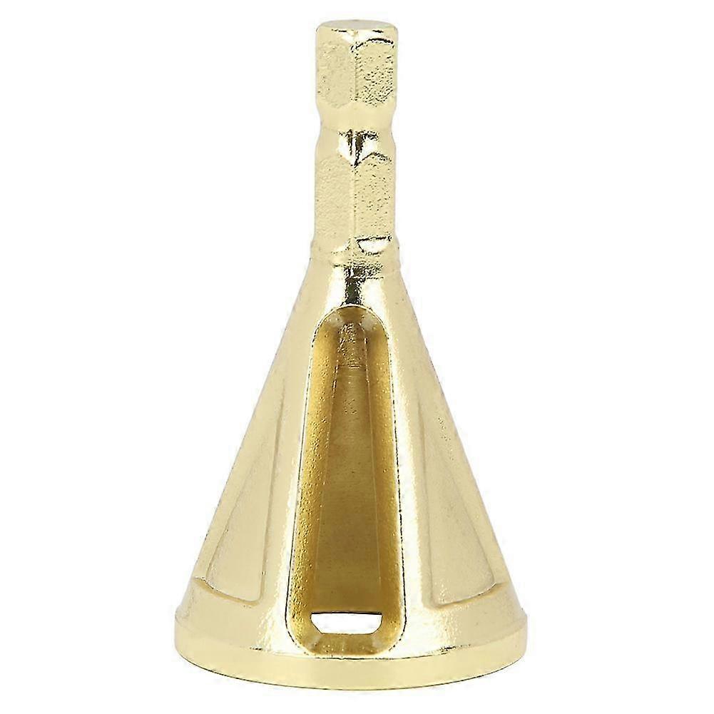 HSS Deburring External Chamfer Tool Hex-Shank Drill Bits Remove Burr Tools (HEX Shank-Gold)