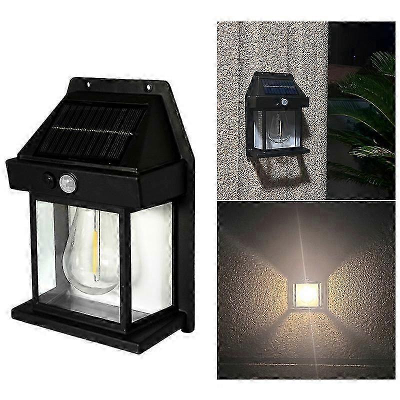 3-Mode Solar Wall Light With PIR Sensor
