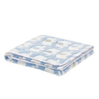 Cute Paw Print Dog Blanket Cats Bed Cushion Doggy Whelping Blanket Warm Bedding Pet Throw for Small Dog Washable Pad