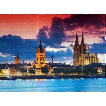Cologne Cathedral Germany City Skyline Landscape Theme Jigsaw Puzzles Suitable As Gifts