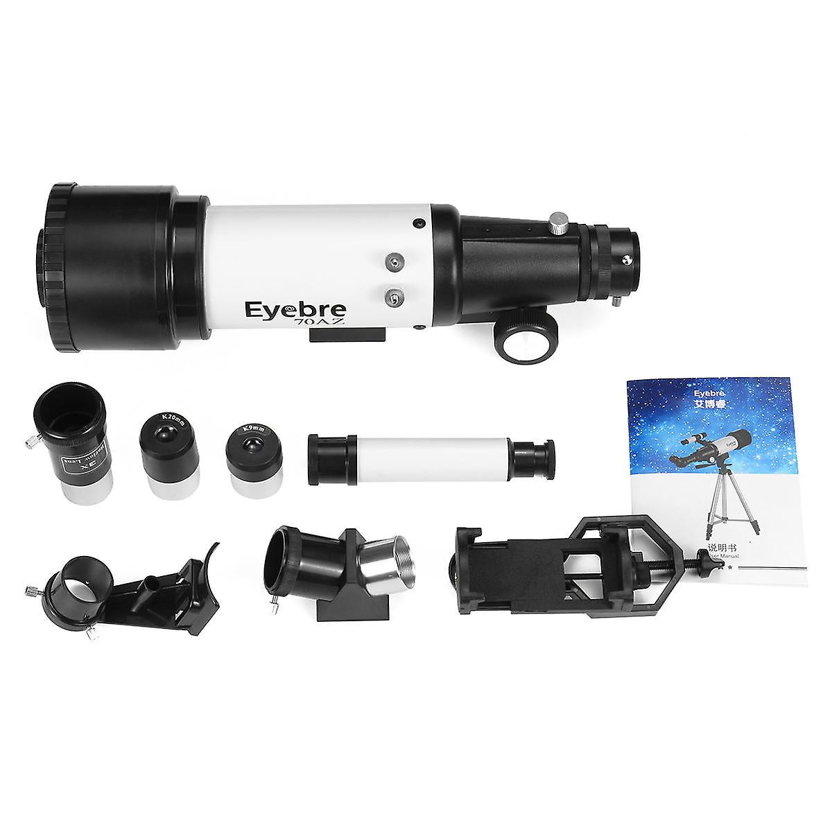 Portable 336x Travel Telescope Observing Planetstelescope 300mm Astronomical Refractor With Tripod & Finder Scope