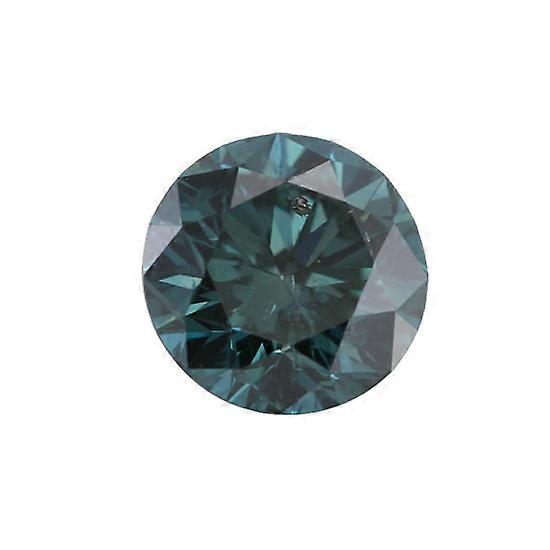 Round Cut Loose Diamond (1.02 Ct,Sky Blue(Irradiated) Color,VS1 Clarity)