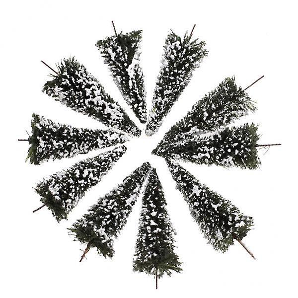 8xLots 10 1/150 Scenery Cedar Trees Miniatures Set for Parking Scenery Accs