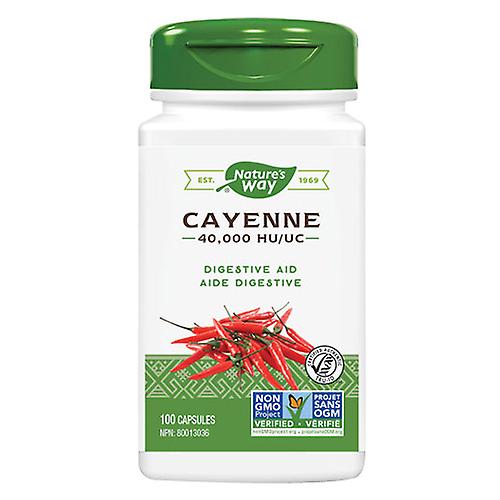 Nature's Way Cayenne Pepper,40,000 HU,100 Veg Caps