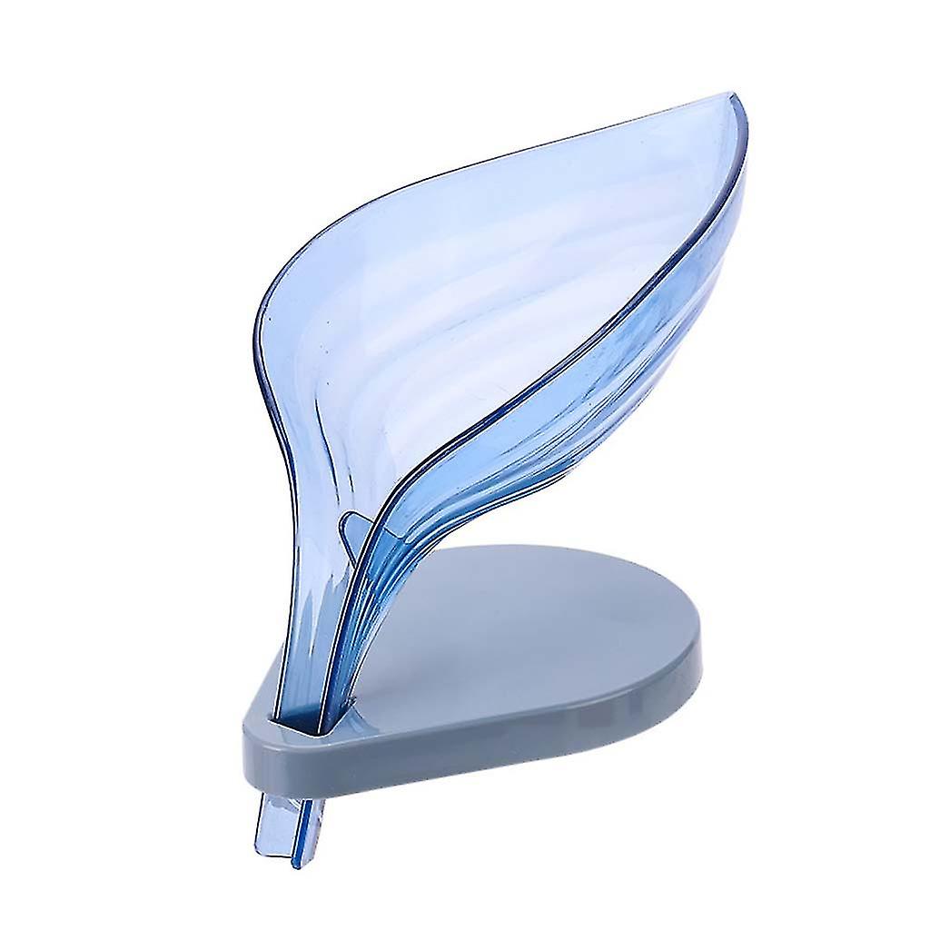 Leaf Shape Bathroom Soap Box Dish Storage Tray Holder Non Slip Drain For Case Ga-r