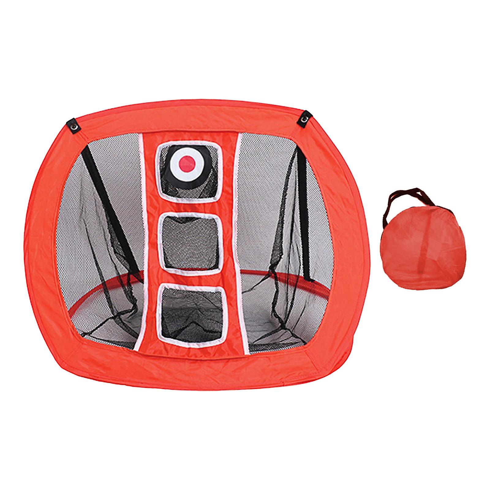 Golf Chipping Net Foldable Golf Net Golf Training Net Golf Practice Net Orange