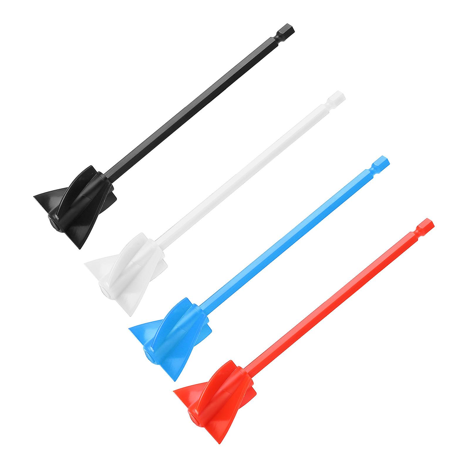 4Pcs Resin Mixer Paddles Strong Uniform Mixing 5 Blades Paint Mixer Drill
