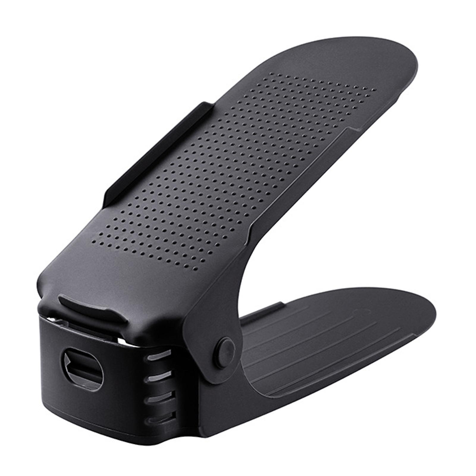 Plastic Shoe Storage Rack with Double-Layer Household Saving Space Shoe Stand for Shoe Cabinet