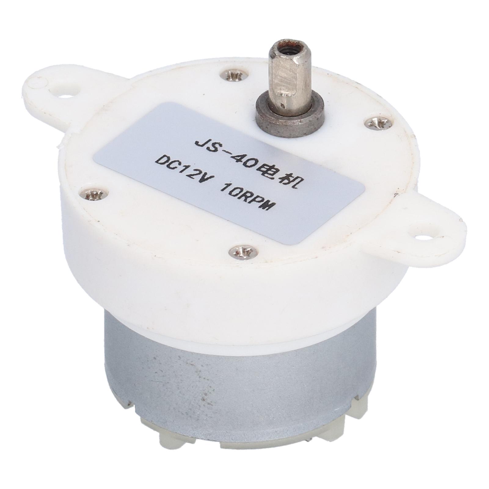 JS‑40 DC 12V 10RPM Slow Speed Reduction Motor for Financial Machiner