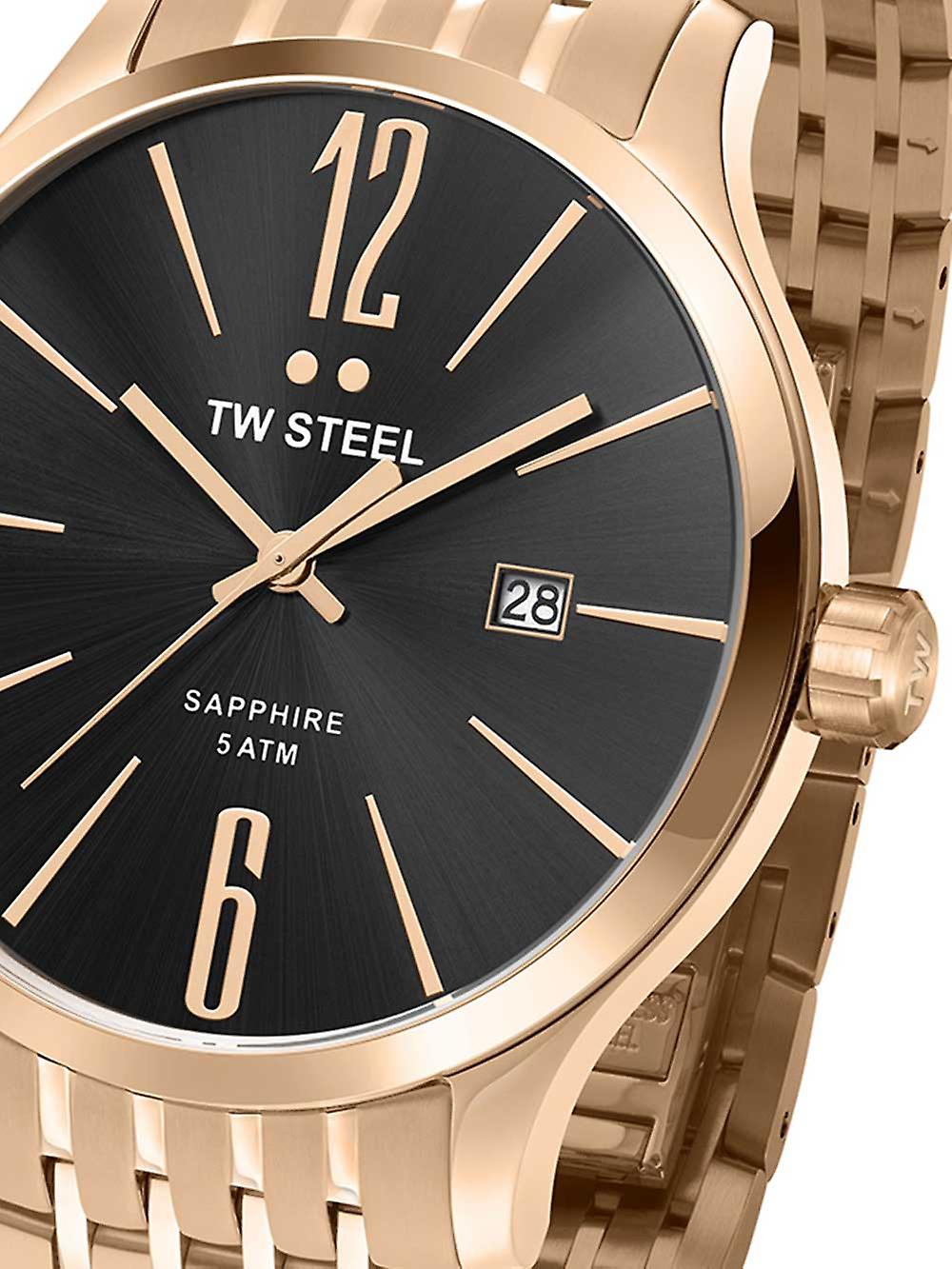 Tw Steel Tw1308 Slim-line Men's Sapphire Glass 45mm 5 Atm