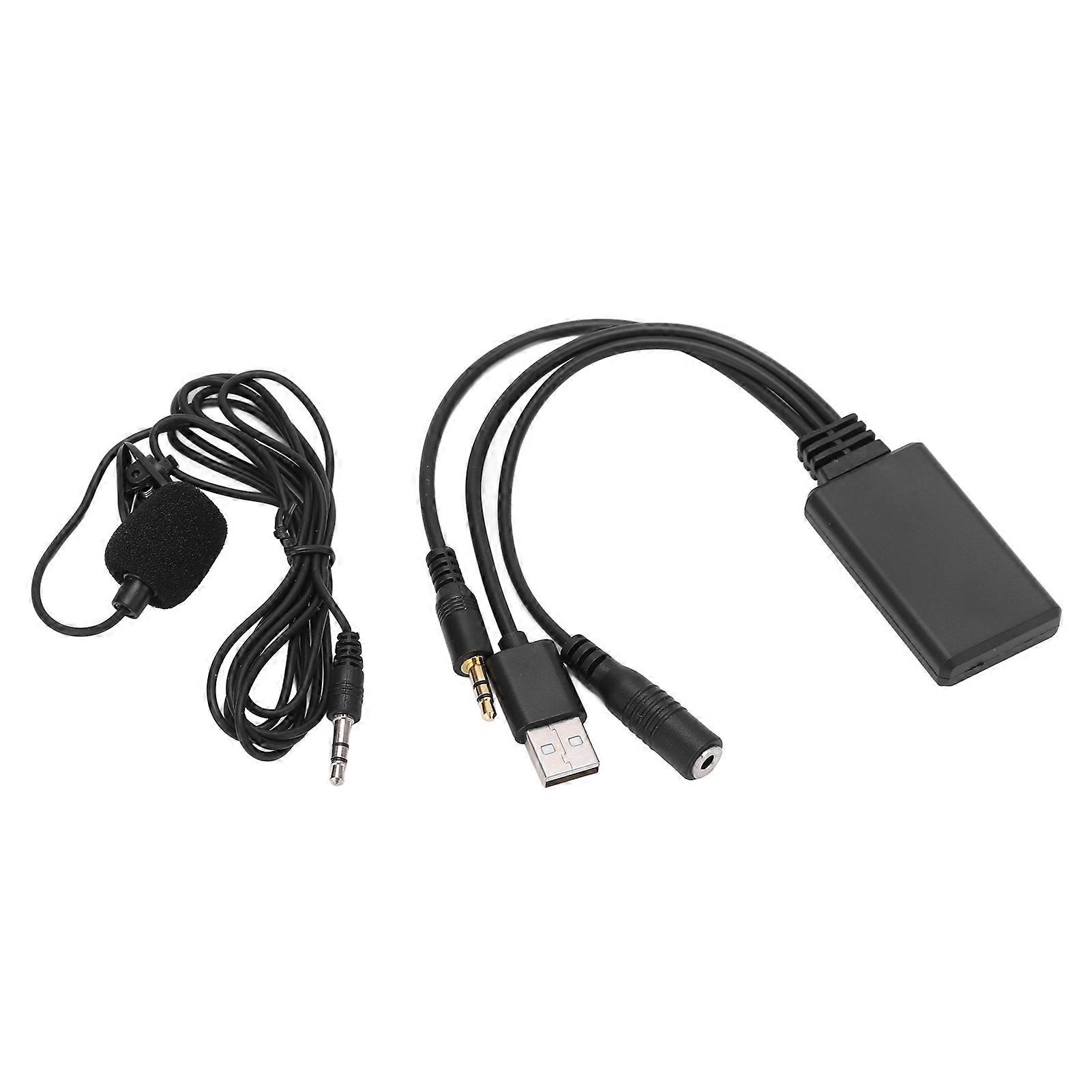 Bluetooth Adapter Cable,Car Aux Bluetooth 5.0 Bluetooth Aux Cable Wireless o Cable Elevated Design