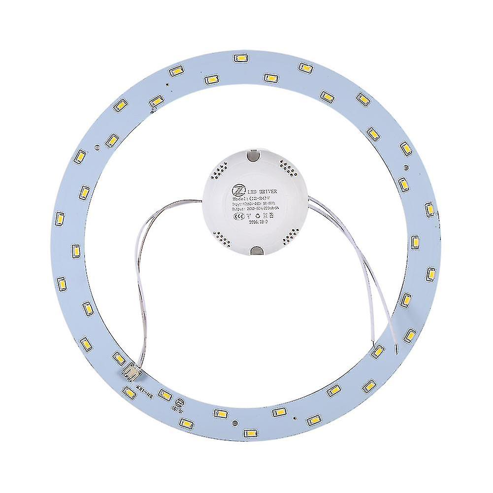 18w 220v 5730 Smd Cerchio Luce Led Pannello Rotondo Plafoniera Scheda Sostituzione Lampadina Bianco Caldo -z-haoyi