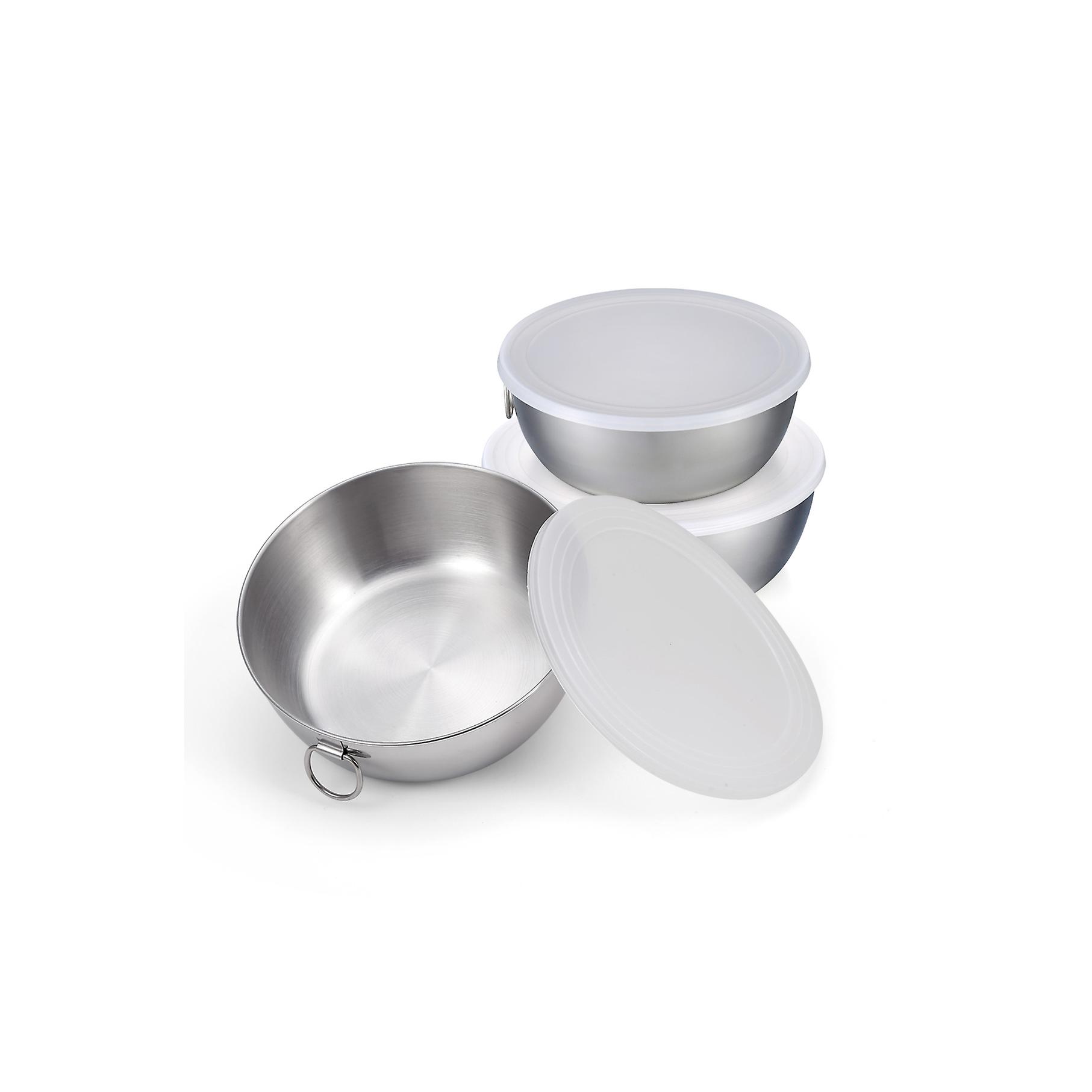 3PCS Mixing Stainless Steel Salad Nesting Bowl