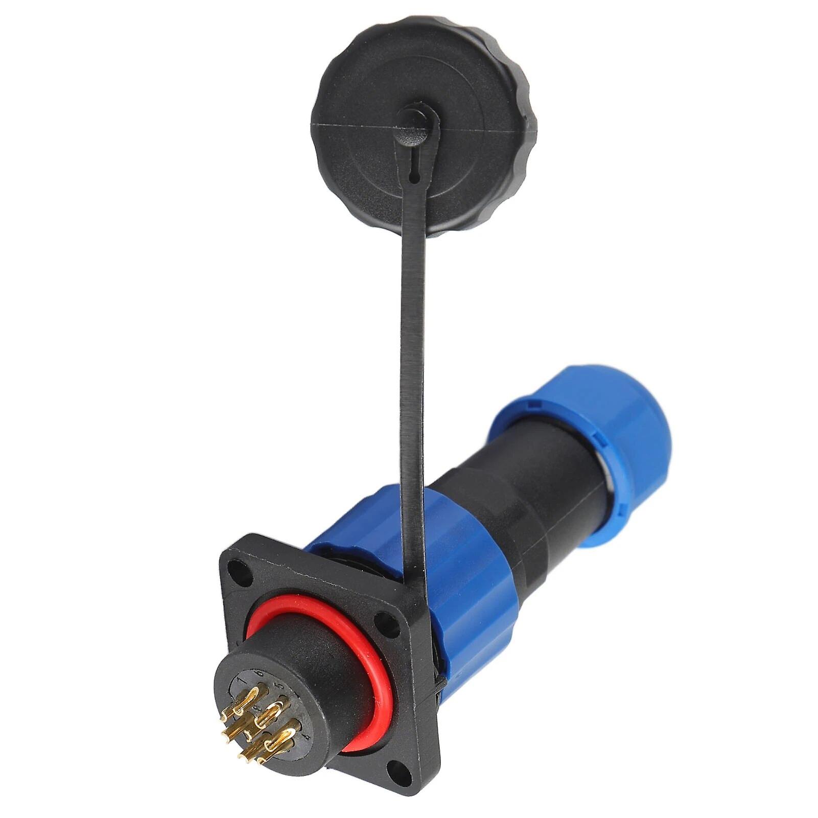 Waterproof plug socket good welding power connector for electronic devices~6636