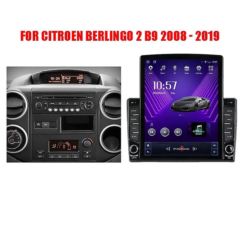 9.7" Android For Citroen Berlingo 2 B9 2008 2009 2010 - 2019 Tesla Type Car Radio Multimedia Video