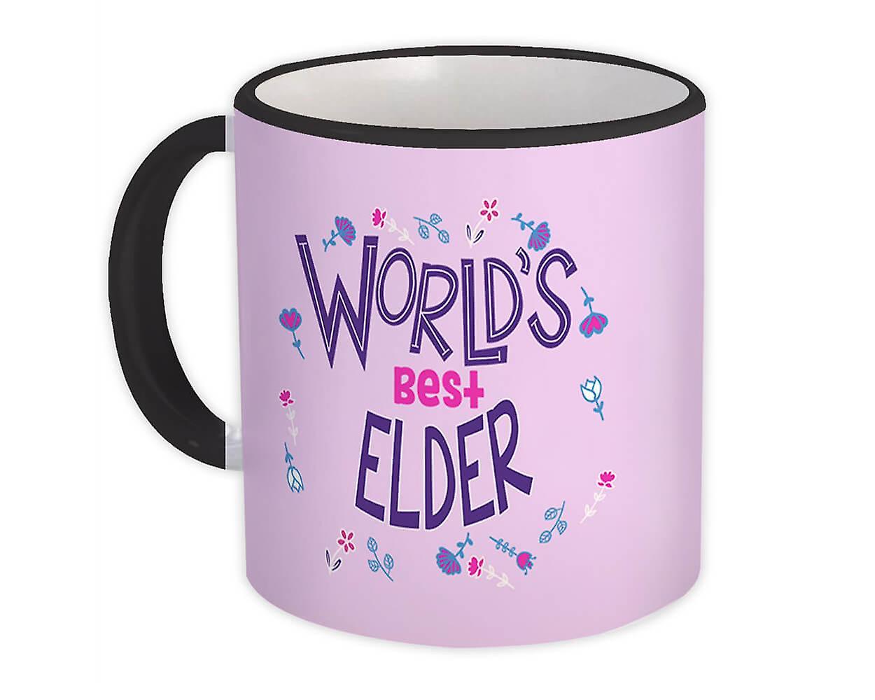 Gift Mug: Worlds Best ELDER Great