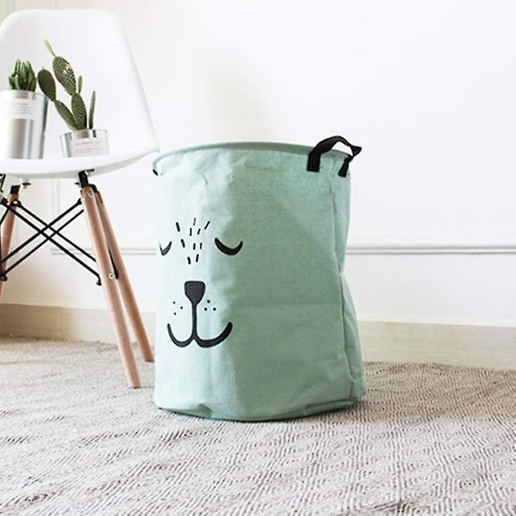 Foldable waterproof laundry basket suitable for storing children's laundry and toys