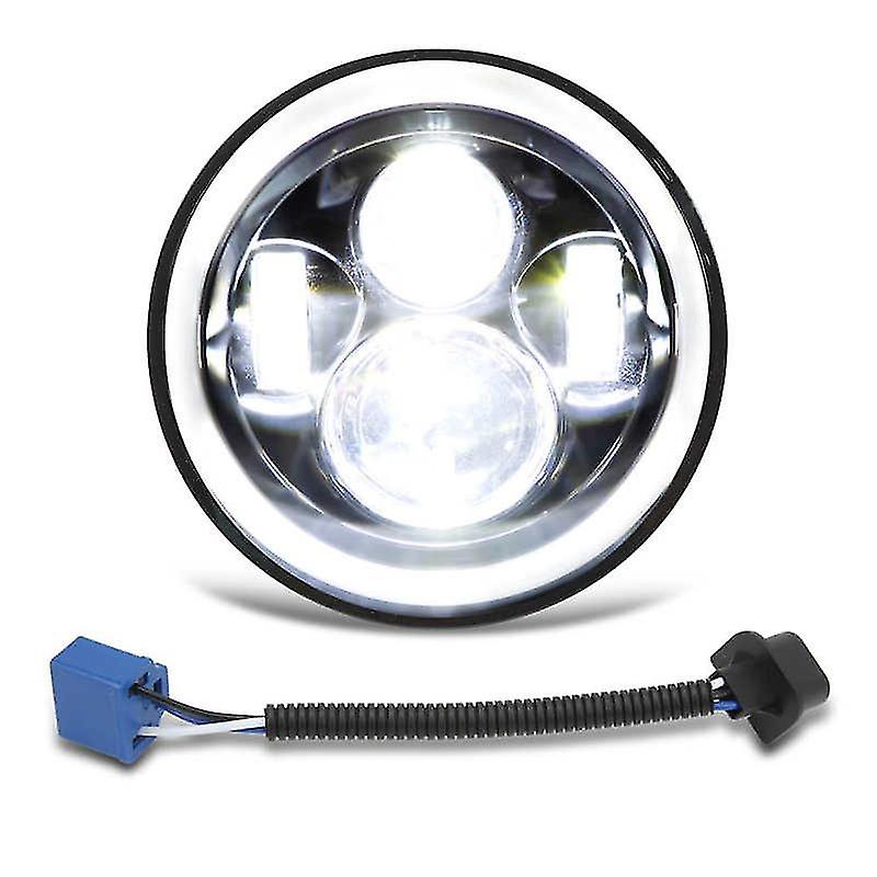 Motorcycle Led Headlamp E Mark Approved Motorcycle Halo Headlight For Modification