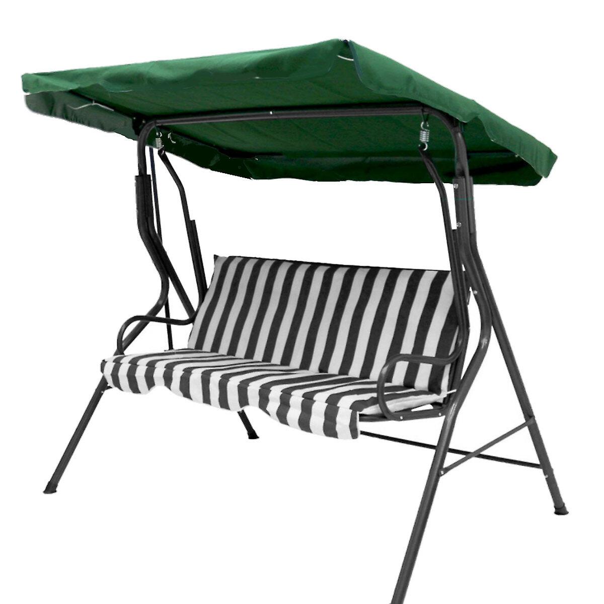 2/3 Seaters Swing Chair Garden Hammock Anti-uv Replacement Canopy Spare Cover