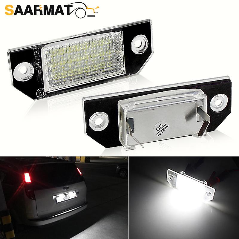 2x Autokennzeichen Licht 12v Led Nummernleuchten Kennzeichen Licht Rcklicht fr 03-18 Ford Focus C-max 03-08 Mk2 Autoteile