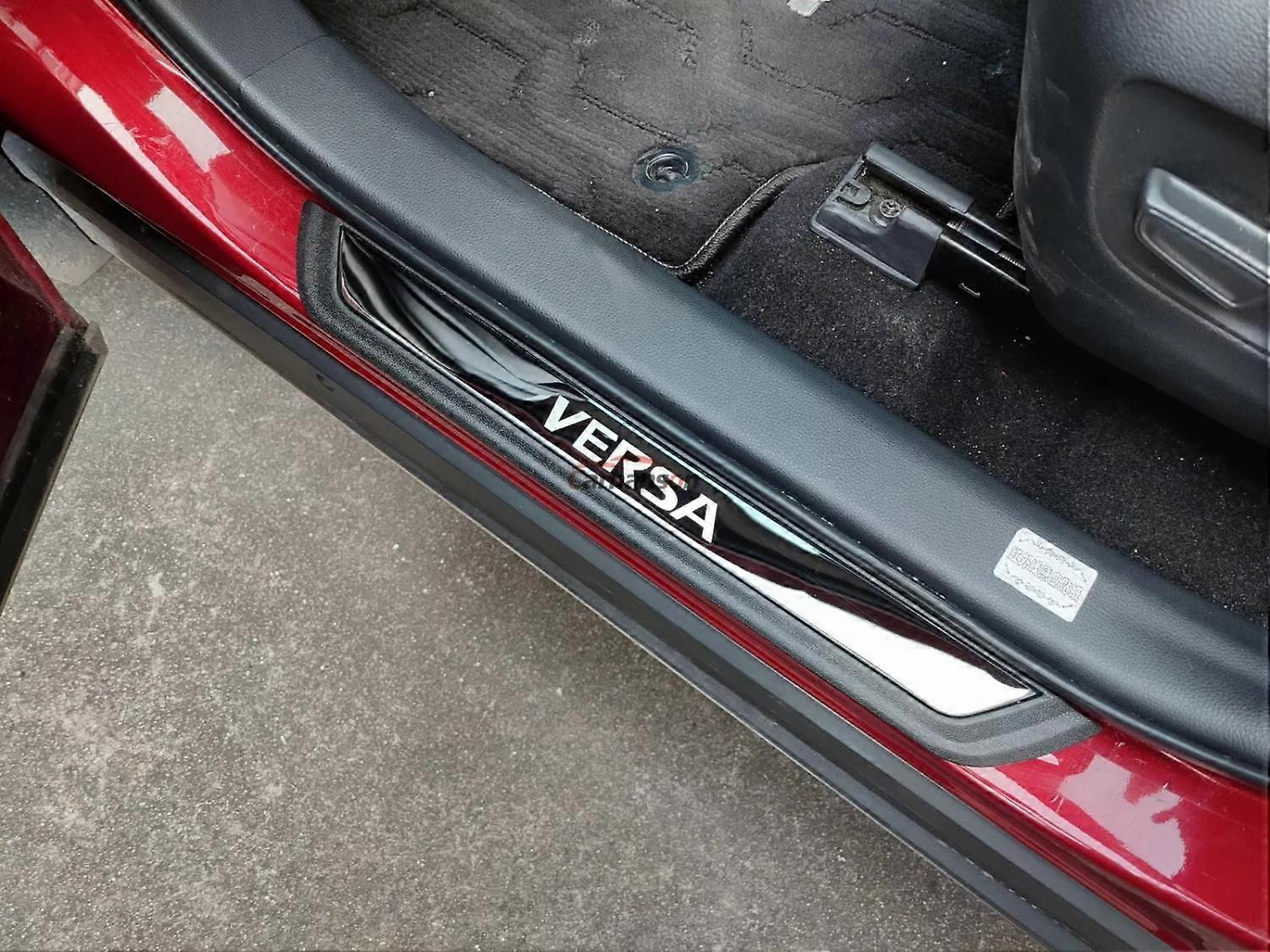 Car Accessories Door Sill Plate For Nissan Versa 2014-2024 Door Sill Strip Threshold Protection