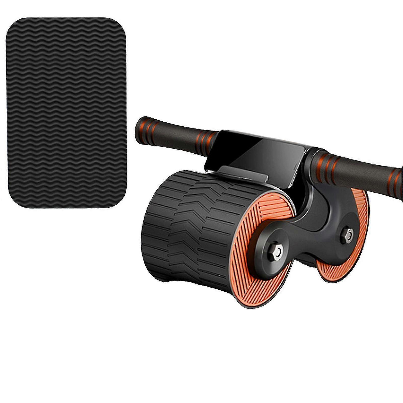 Rebotes automáticos Rueda Ab, Rueda abdominal de rebotes automáticos, Rueda de rodillos Ab para ejercicios abdominales