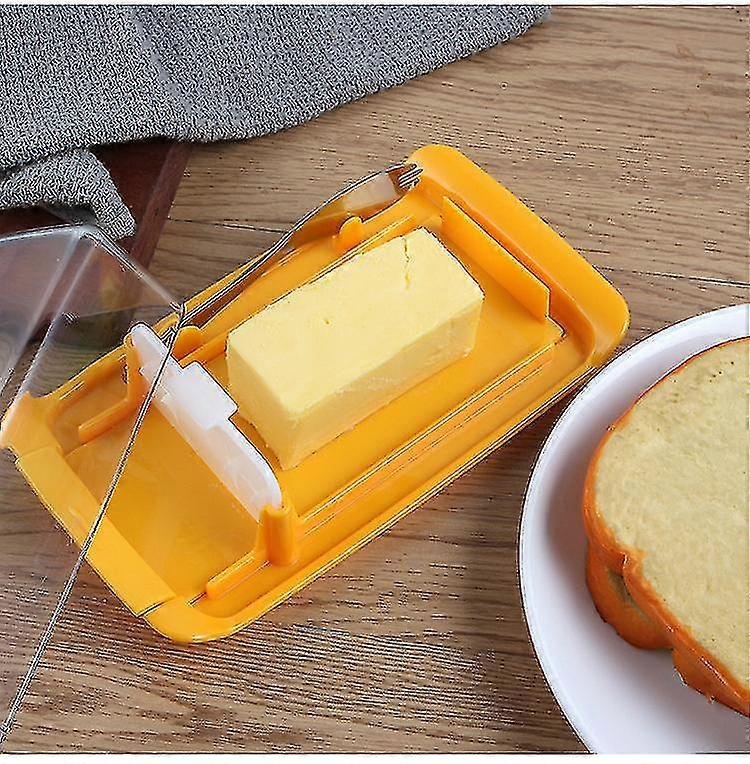 Home Baking Butter Cutter Cheese Crisper Yellow