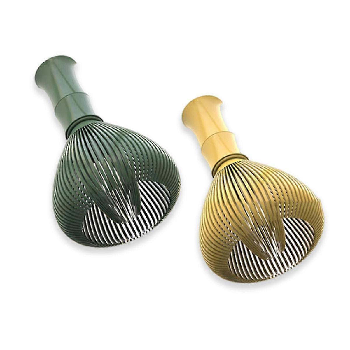 2PCS Resin Chasen Brush Food Grade for Matcha Green Tea