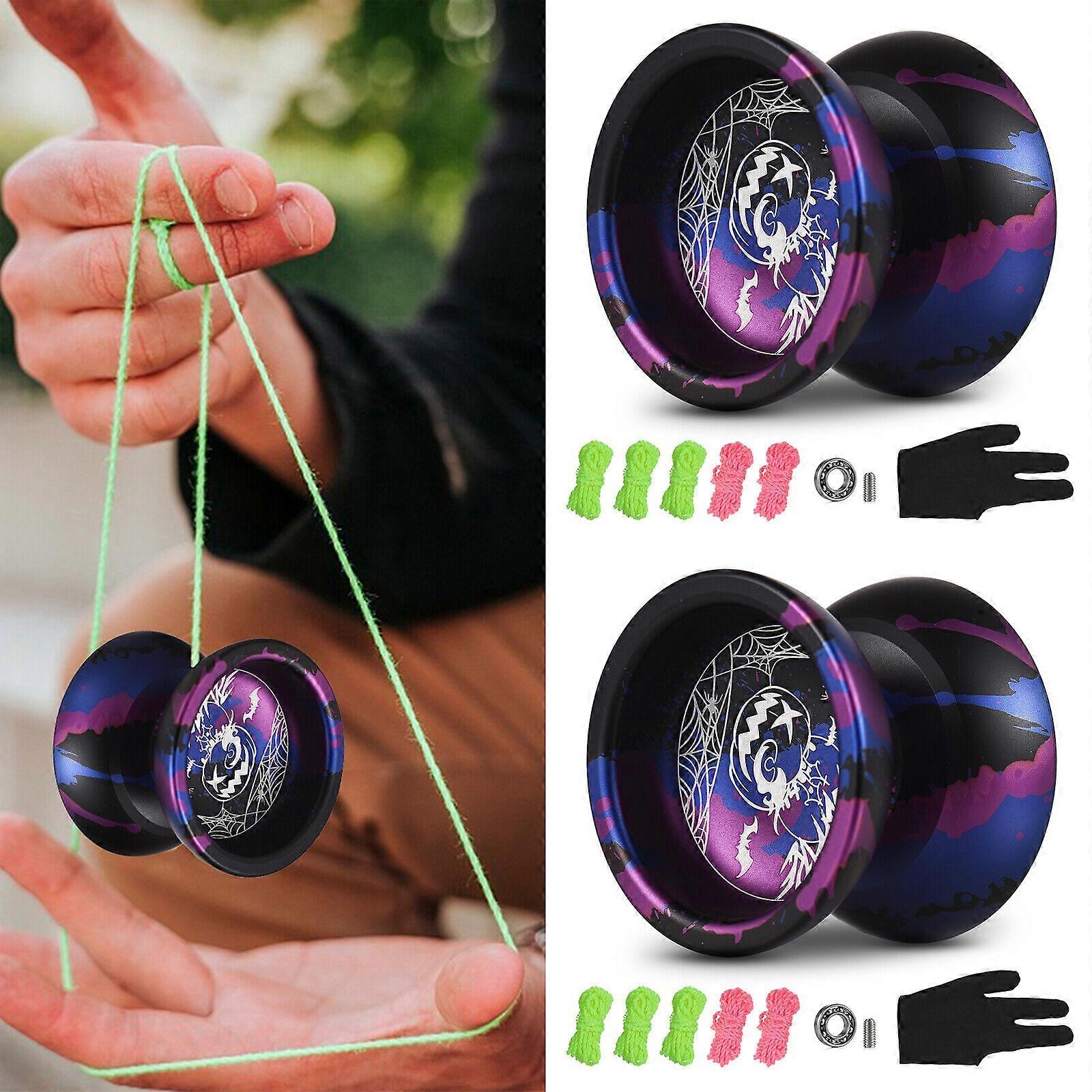 High Speed Professional Aluminum Alloy Yoyo with 10 Ball Bearing Kids Toy Gift